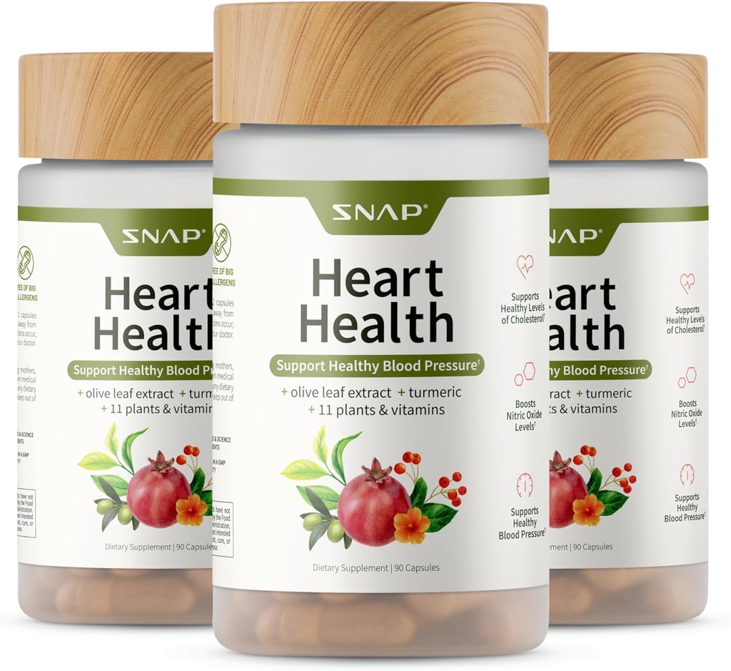 Snap Supplementen Hartgezondheid Supplementen en bloedcirculatie Supplementen, 270 Capsules