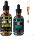 HERBIFY Bundle - Mullein Leaf Extract & Sea Moss Multimineral Liquid - Lung Cleanse & Gut Health, Immune & Thyroid Support