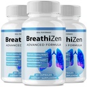BreathiZen Capsules, Official Breathi Zen Supplement Pills - Maximum Strength, All Natural Lung Cleanse & Health Support, Advanced BreathiZen for Healthy Flow, Comfort & Detox Reviews (3 Pack)