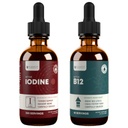 Rejuvica Santé Iodine active + Bundle B12 active - Bundle de soutien énergétique - Livraison liquide avancée