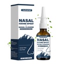 Nutramd Iodine Nasal Spray, Daily Nasal Cleanse & Care Mist with Iodine & Fulvic Acid, Fine Mist Non-Medicated Nasal Spray for Dry Air, Travel & Daily Use(1pc)