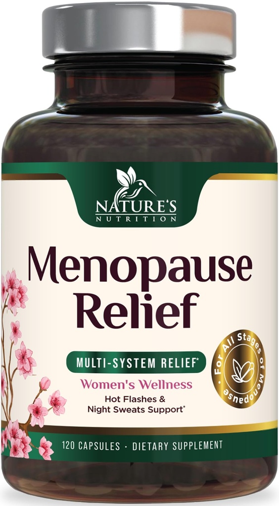 Menopauze supplementen voor vrouwen - Menopauze Relief Support Probiotics with Black Cohosh, Natural Support Supplements for Mild Hot Flashes & Night Sweats & PH Balance Support Supplement - 120 Capsules