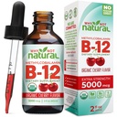 Waarom niet Natuurlijke Biologische Vitamine B12 Liquid - Sublingual Extra Strength 60 x 5000 mcg Methylcobalamine Drops, Vegan, Maximaliseren Absorptie en Energie