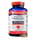 AmerOmega triglyceride Omega-3 Fish Oil for Heart Health Support - Wild-Caught Alaska Walleye Pollock - American-Sourced, American-Made - Non-GMO, Gluten-Free & Dairy-Free - 120 Softgels