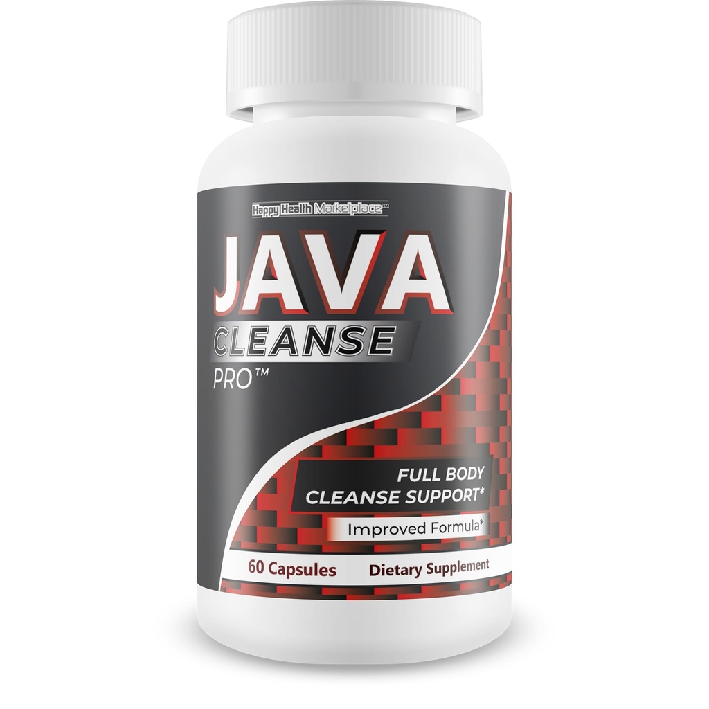 Java Cleanse Pro - Our Best Full Body Cleanse Support - Coffee Detox Cleanse Formula - Super Colon Cleanse Herbal Detox Pills - Take w/ Coffee For A Java Burn Cleanse Colon Liver Cleanse