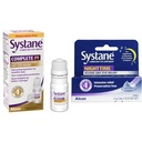 Systane Complete PF Multi-Dose Conservatieve Vrije Droge Oogdruppels 10ml & Nachts Lubricant Eye Zalf 3.5g Tube