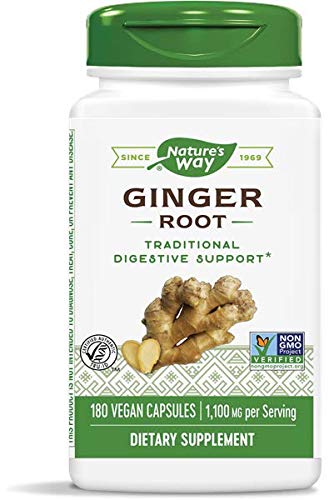 Nature's Way Ginger Root 550mg, 180 Capsules (verpakking van 2)