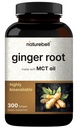 NatureBell Ginger Root Extract met MCT olie 300 Softgels 
