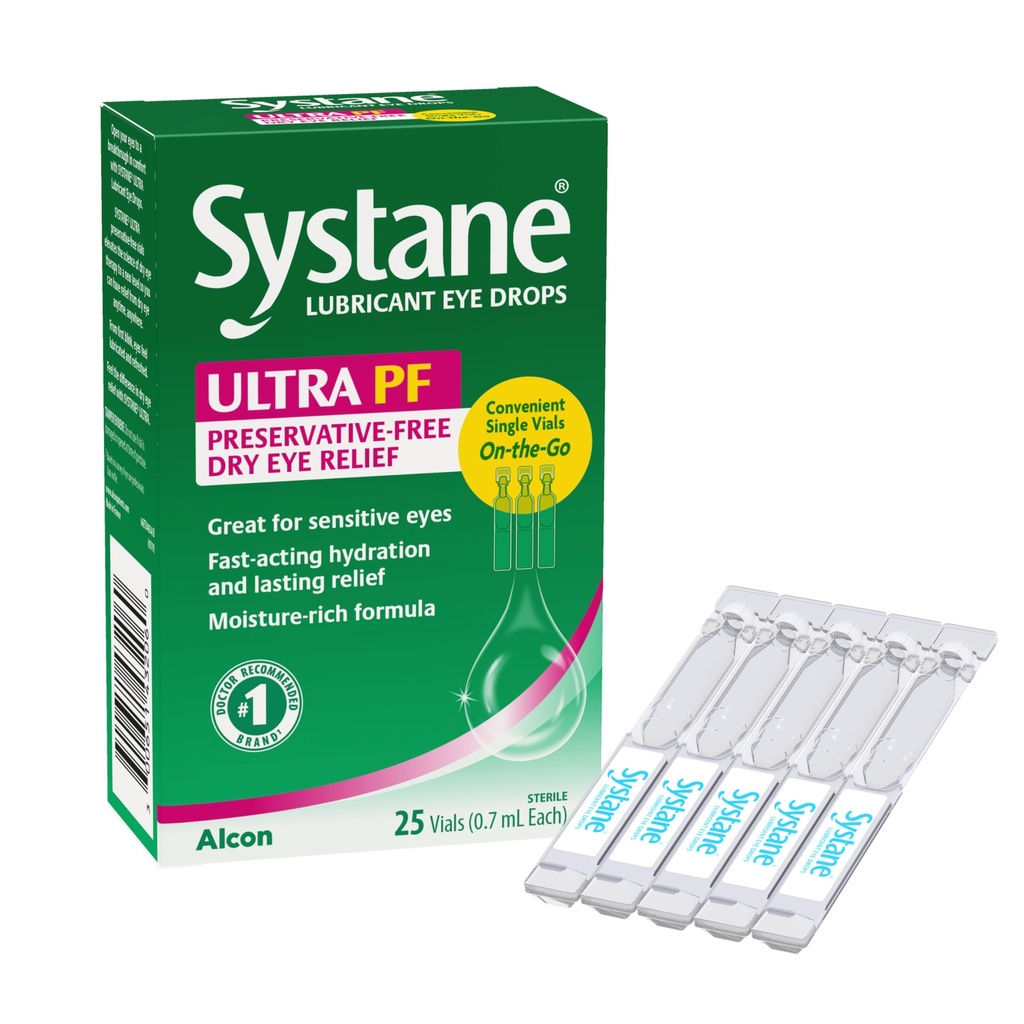 Systane Ultra Lubrifiant gouttes oculaires, 25 Compte