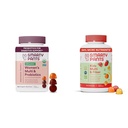SmartyPants Organic Women's Multivitamin Gummies and Kids Multivitamin Gummies with Omega 3 Fish Oil, Vitamin D3, Methylfolate, Probiotics, and Fiber, 120 Count