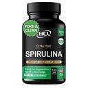 Spirulina Powder Capsules 3000 mg - Purest Non-Ir straalde Blue Green Algen - Best Raw Vegan Protein - Green Superfood - Natural Multivitamines 