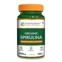 Pure Nutrition Organic Spirulina 2400mg per Serving 