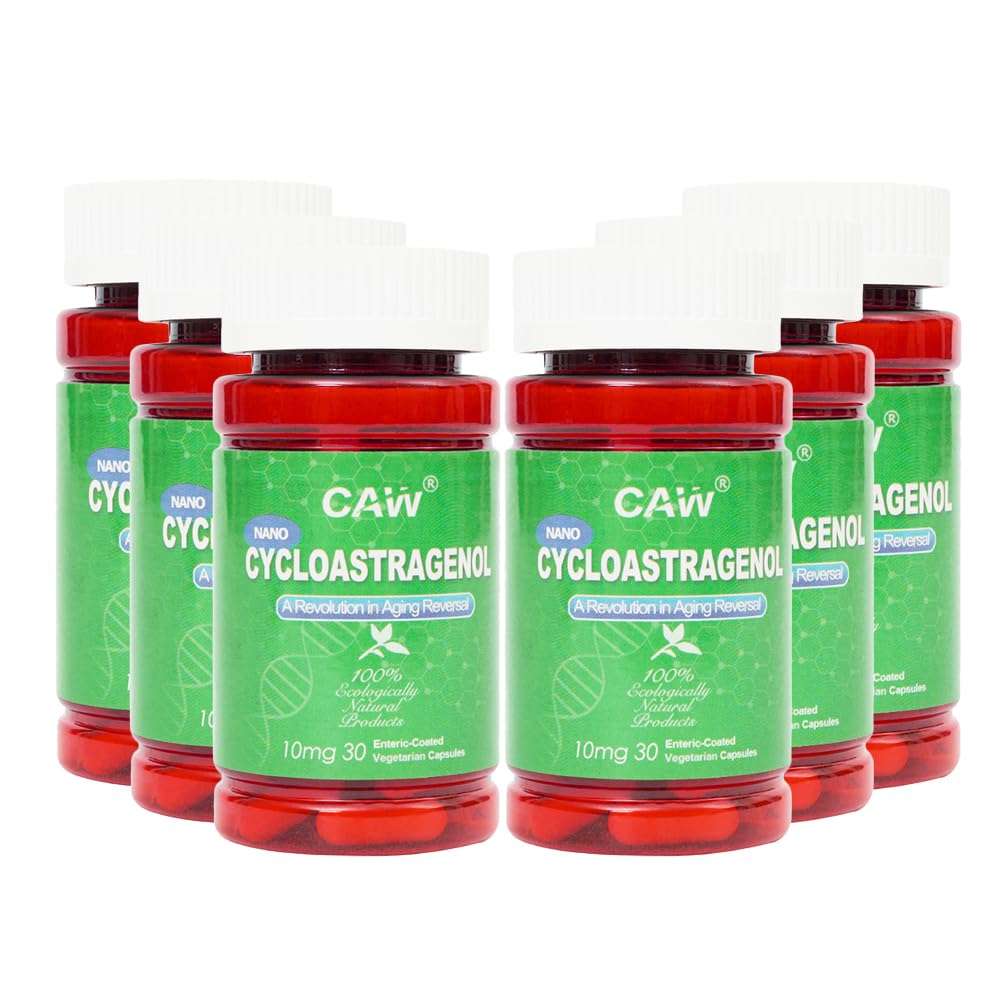 CAW Nano Cycloastragenol 10Mg Activation de la télomérase Anti-Aging