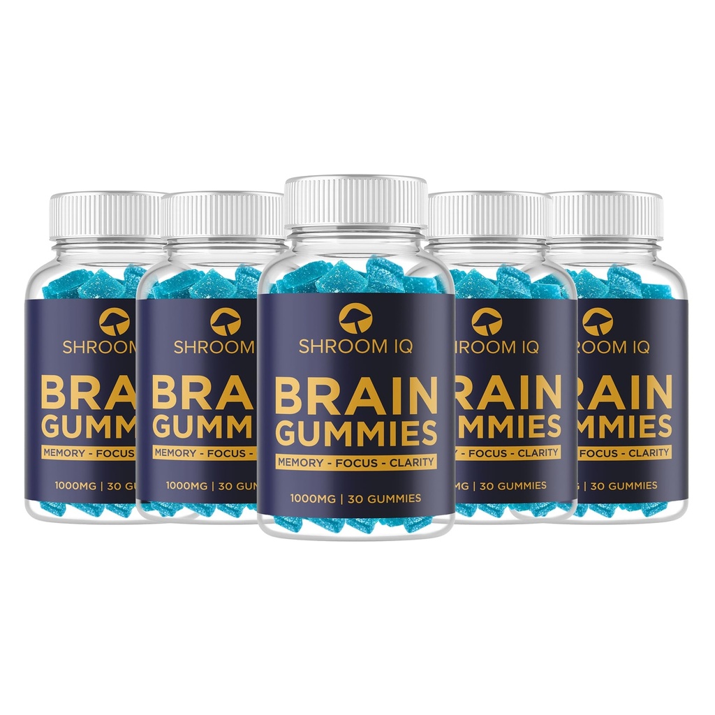 Brain Supplements for Memory and Focus - Nootropic Gummies for Brain Booster
