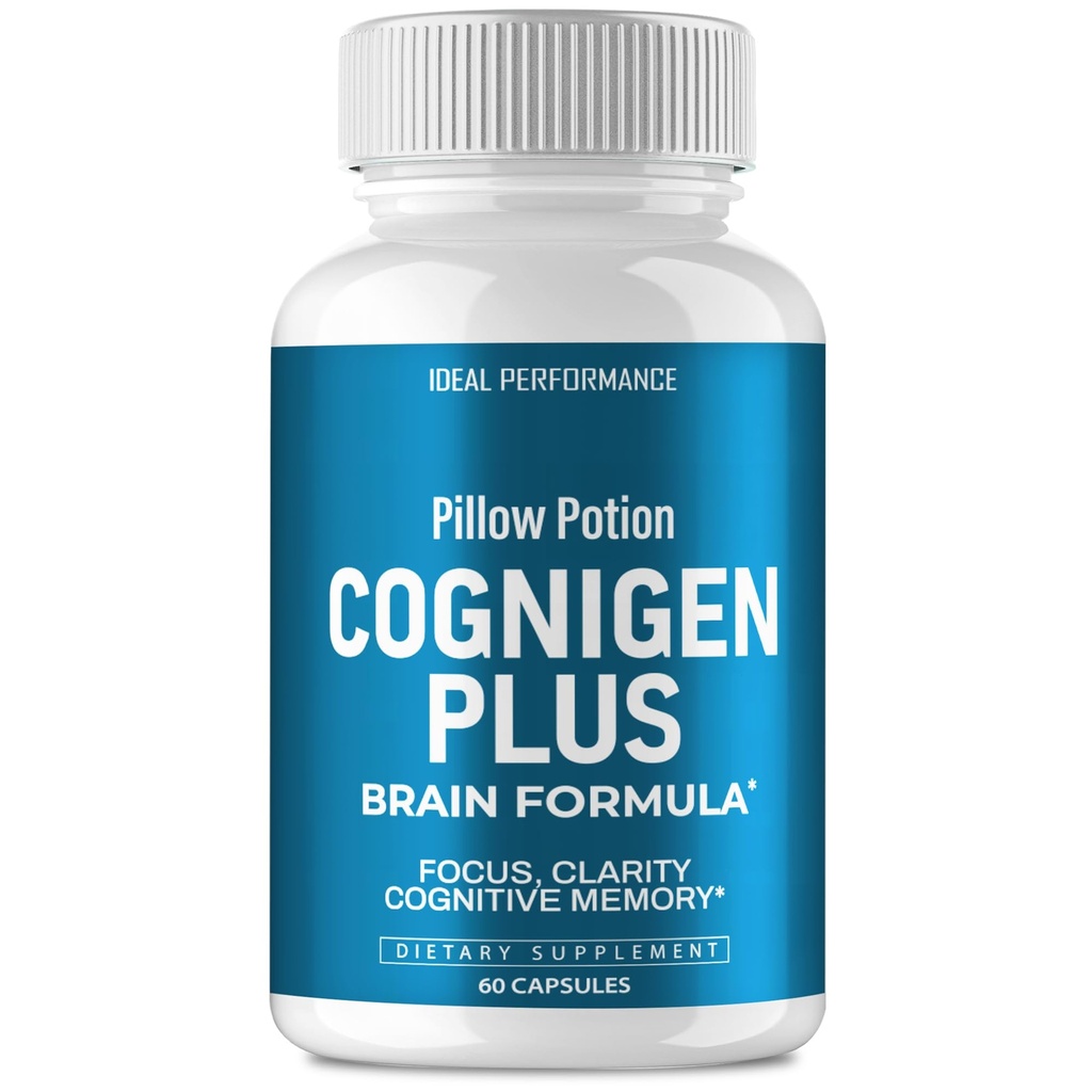 Cognigen Plus Capsules, Official Cognigen Plus Supplement for Brain Health & Memory Support Pills - Maximum Strength, Advanced Nootropic Pills, All Natural CognigenPlus Support Reviews (60 Capsules)