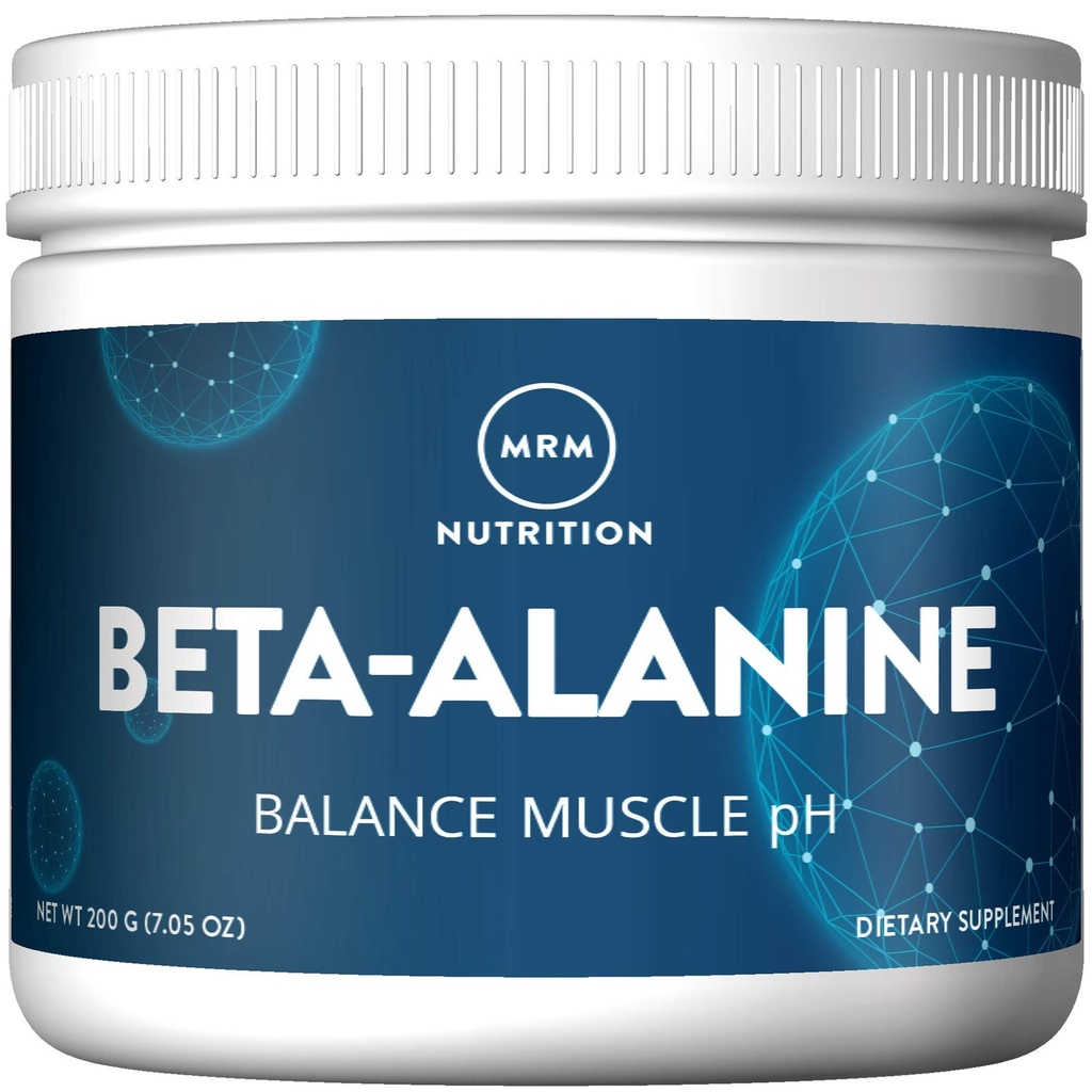 MRM Nutrition Poudre Beta-Alanine - Carnosyn® Breveté Beta-Alanine soutient la force, la concentration, la croissance musculaire et l'endurance pour les femmes et les hommes, végétalien, sans gluten - 125 portions