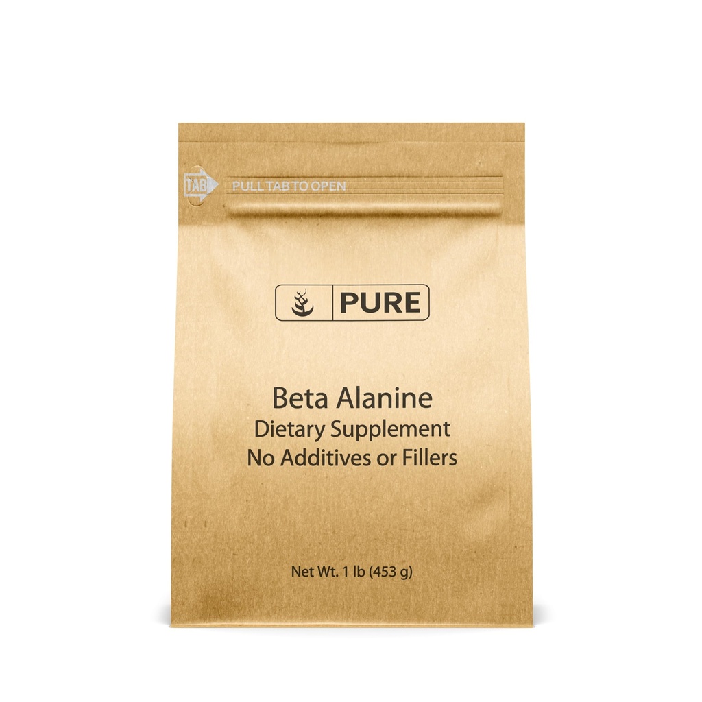 Pure Original Ingrediënten Beta Alanine Powder (1lb) Non-GMO, Non-Essential Amino Acid