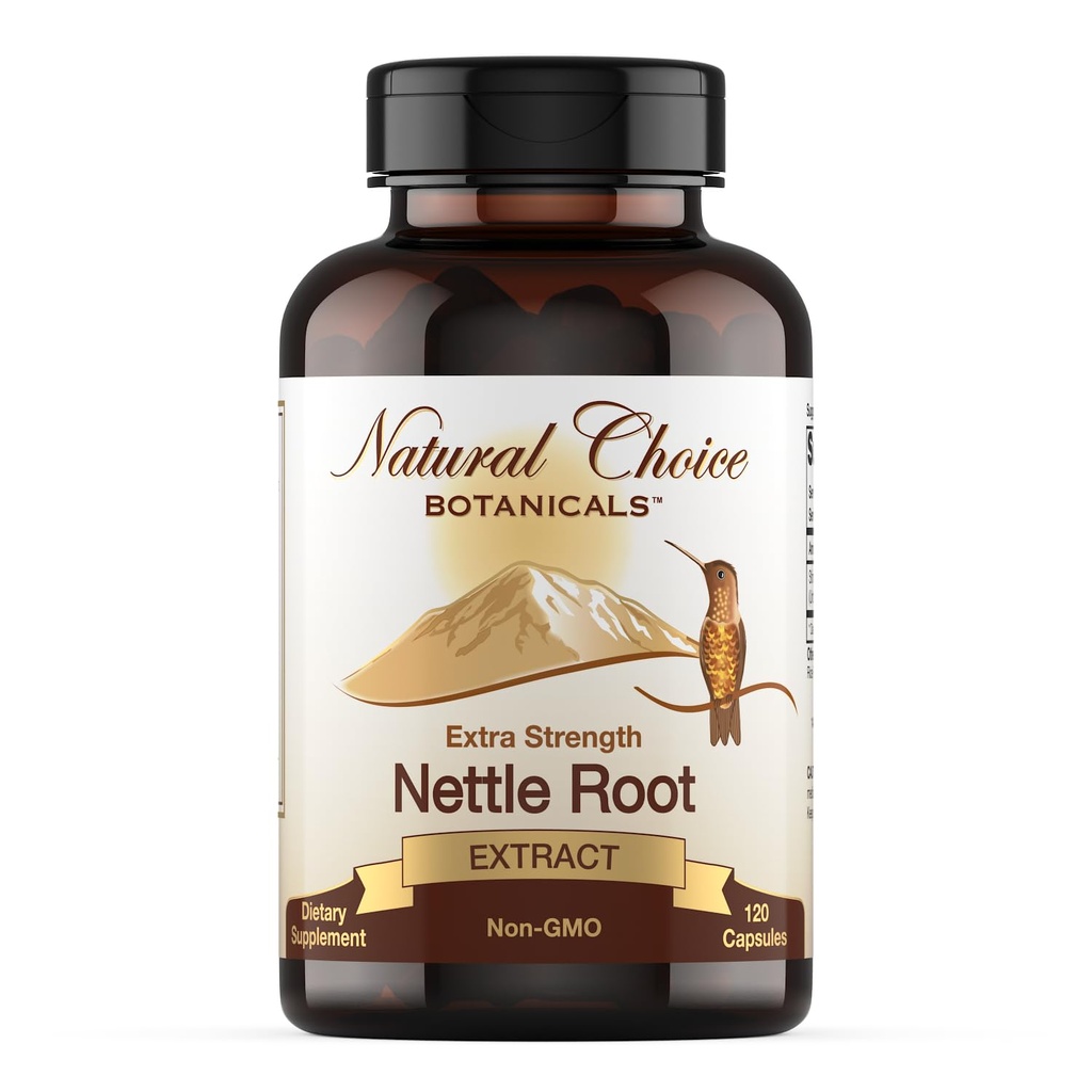 Stinging Nettle Root Extract Supplement - 120 Capsules, 2 Month Supply