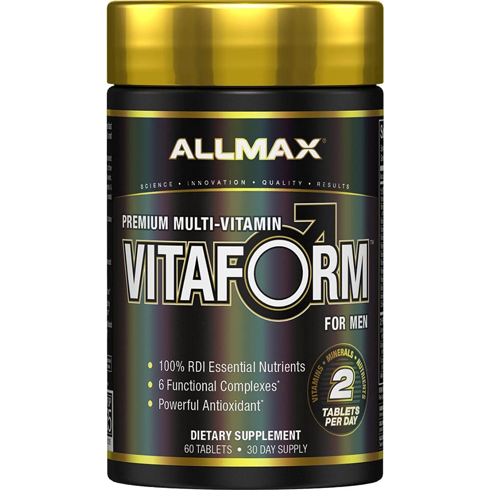 ALLMAX Nutrition Premium Vitaform, Performance Vitamin for Men, 60 Tablets