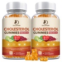 (2 packs) Suppléments de cholestérol Gommies pour le cholestérol sain, les stérols et les Stanols végétaux, le riz rouge de levure, le complexe Citrus Bergamot pour le cholestérol, maintenir des niveaux de cholestérol sains - 60 jours d'approvisionnement