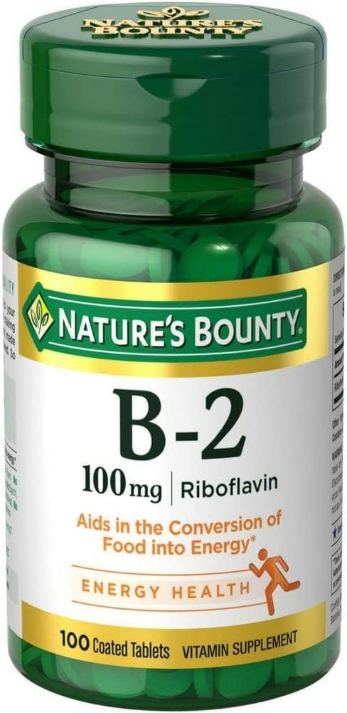Bounty Vitamine B-2 100 mg, 100 tabletten (verpakking van 12 tabletten)
