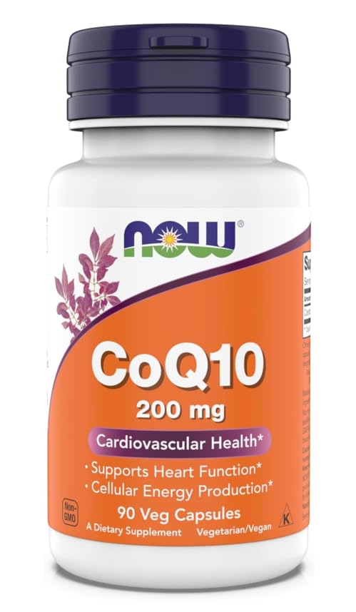 Nu Supplementen - CoQ10 (Coenzym Q10), 200 mg, Ondersteunt Cardiovasculaire Gezondheid*, Kosher, Vegan 90 Vegetarische Capsules