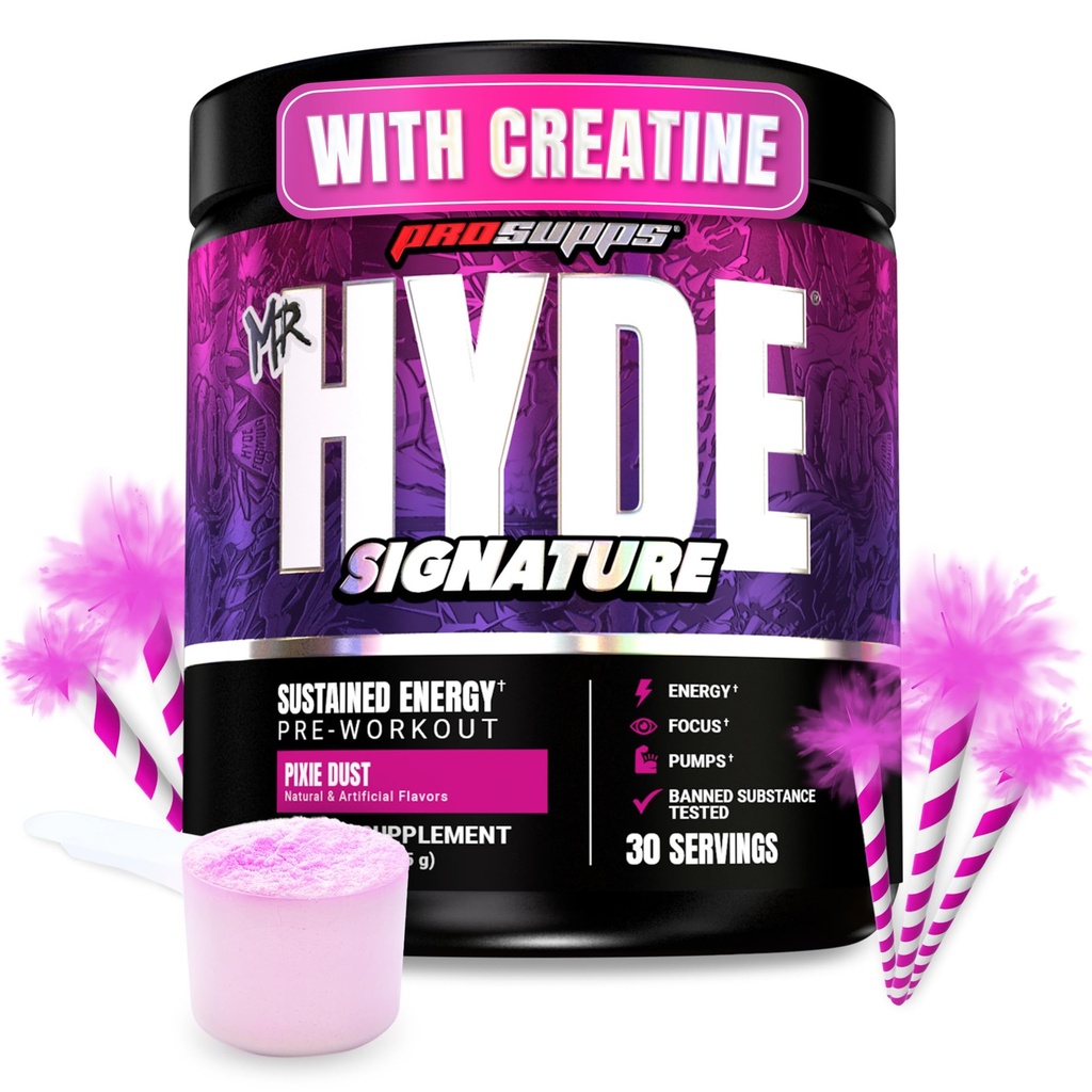 PROSUPPS de heer Hyde handtekening pre workout poeder met Creatine, Beta Alanine & Cafeïne - Performance, Energy & Endurance - Clean Fitness & Gym Supplements for Men & Women (Pixie Dust, 30 Servers)