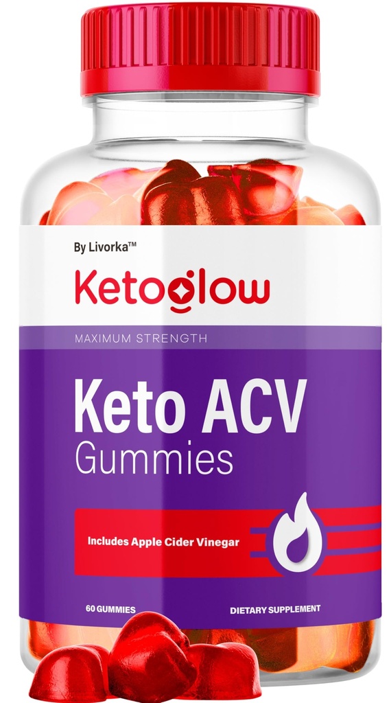 KetoGlow Keto ACV Gummies - Officiële Keto Glow Gummies ACV Premium Alle natuurlijke Gummys 1050mg, Keto Glow Apple Cider Vinegar Advanced Formula, KetoGlow Ondersteuning Review, 60 Gummies voor 1 maand