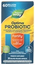 Nature's Way Fortify Optima Probiotic for Adults, 60 Miljard Live Cultures, 15 Strains, Gut Comfort*, Ondersteunt Decompensative Balance and Immune Health*, Gekoeld houden, 30 Capsules (Verpakking mei Vary)