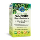 Natuurlijke factoren Whole Food Synbiotic Pre+Probiotic 10 Miljard - Organic Gut & Digestief Health Supplement - Non-GMO, Glutenvrije & Dairy-Free - 60 Vegetarische Capsules (60 porties)