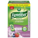 Benefiber GLP-1 Friendly Fiber Supplement, Berry Fusion, On the Go Stick Packs, 24 Count