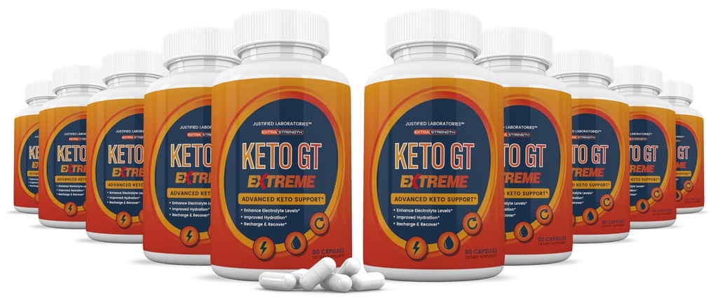 (10 Pack) Keto GT Extreme Keto Pills 1675MG Nouvelle formule et améliorée contient du vinaigre de cidre de pomme huile d'olive extra vierge en poudre Feuille de thé verte 600 Capsules