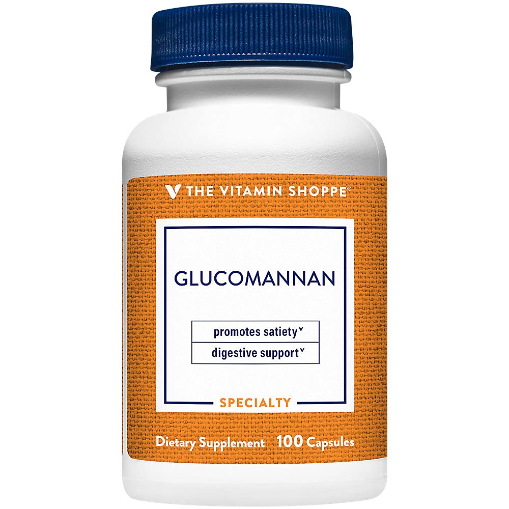 De Vitamine Shoppe Glucomannan 1.99GM, Bron Oplosbare Vezel van (100 Capsules)
