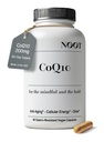 NOOT CoQ10 200mg - Hoge Absorptie-Coenzym-Q10, Antioxidant voor Hart- en Cognitieve Gezondheid en Immuun Ondersteuning, Energieproductie, Ubichinon, Vegan, Coq 10 Supplement, Nootropic, 60 Capsules