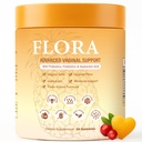 Flora Plus Gommies probiotiques pour les femmes, soutien vaginal avancé Gommies, Ph équilibre, promouvoir l'odorat vaginal sain et Flora, ananas, 60 comte(1)