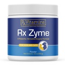 Rx Vitaminen Rx Zyme Poeder - Digestieve enzymen voor honden en katten - Antidiarree voor honden, Cat Constipatie Relief, Anti-Bloating - Cat Digestieve Ondersteuning en Honden Gut Health - 120g