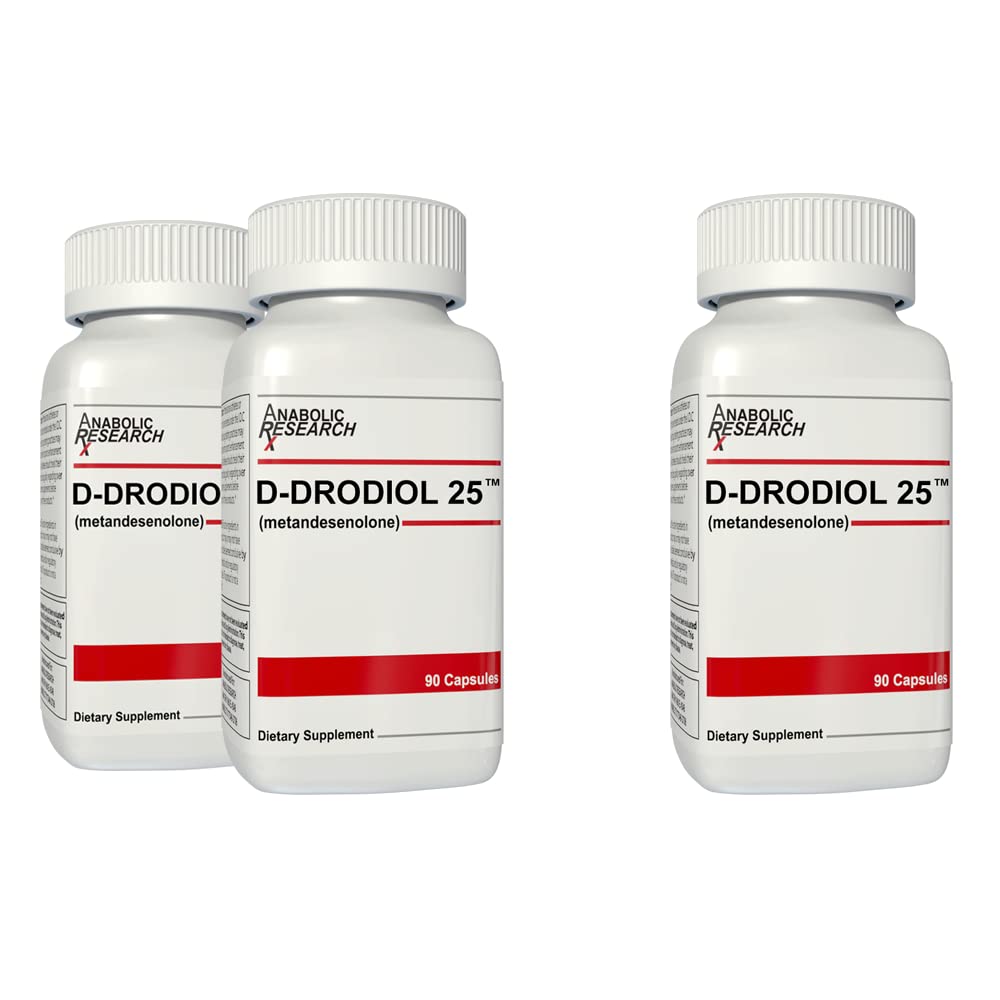 D-Drodiol 25 - Massa, sterkte, & vermogen - 3 maanden levering