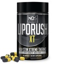 LIPORUSH NDS Nutrition XT - Superconcentrated Thermogenic met L-Carnitine en Teacrine voor het krimpen vet - Ondersteunt maximale energie, focus, Calorie Burning, Diuretische, Appetite Control (60 capsules)