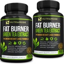 Premium Green Tea Extract Fat Burner Supplement EGCG-Natural Appetite Suppressant-Gezond gewichtsverlies Dieetpillen die snel werken voor vrouwen en mannen-Detox Metabolisme Booster om Belly Fat Fast-2 pak te branden
