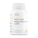 Premium mannelijke gewichtsverlies - Fat Burner voor mannen - Ondersteunt gezonde paden geassocieerd met GLP-1 activiteit - Apetite Suppressant, Energie Booster, Helpt Sustain Spier - 60 Unisex Capsules