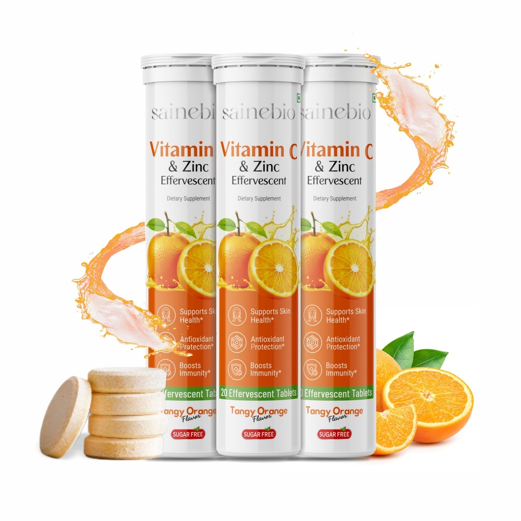 Vitamine C 1000mg & Zink 10 mg Bruistabletten 