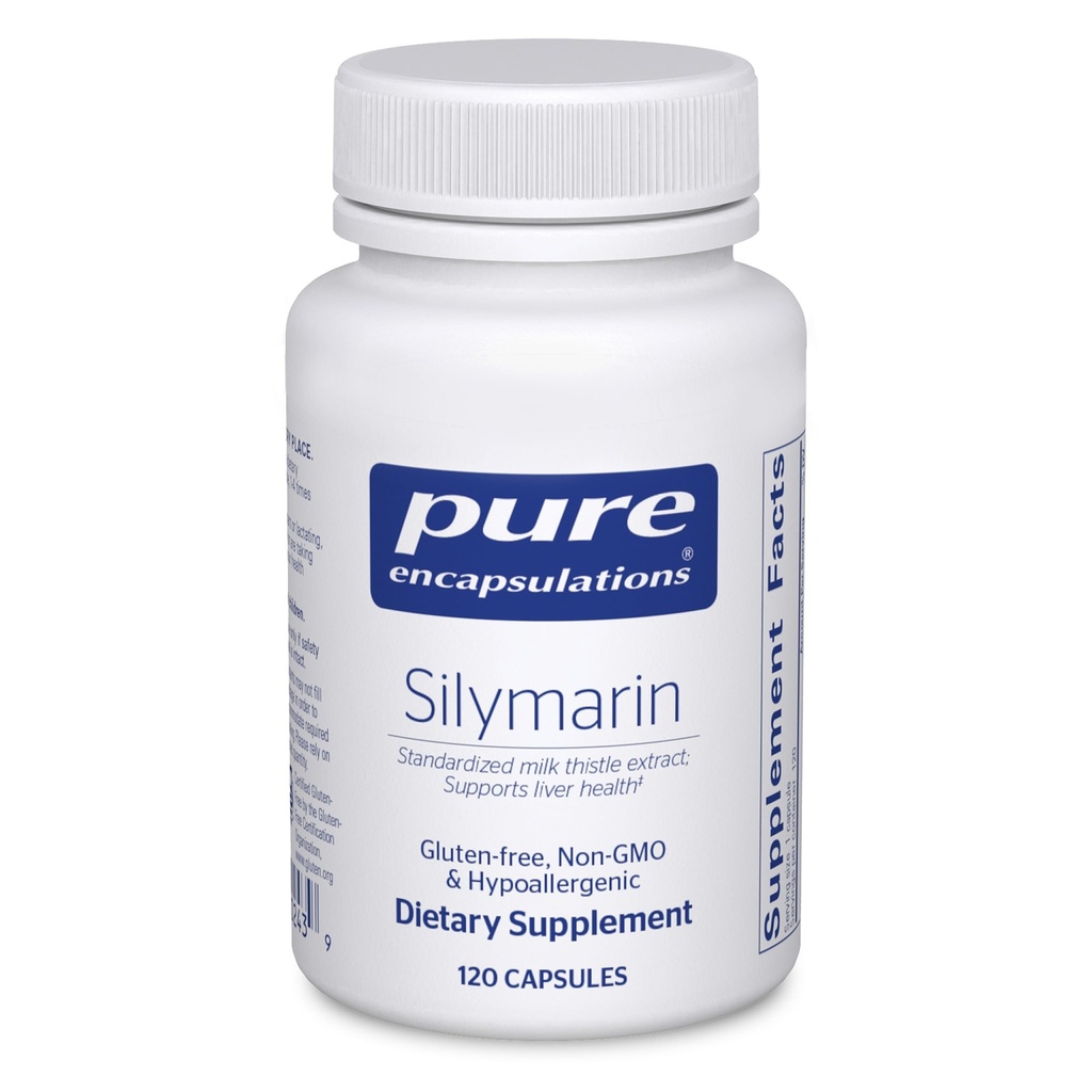 Pure Encapsulations Silymarin - 250 mg Milk Thistle Per Capsule - Liver Health Support - Antioxidanten Supplement - Non-GMO & Vegan - 120 Capsules