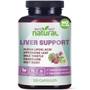 Pourquoi ne pas naturel 5-en-1 foie supplément de la formule de santé pour la désintoxication et nettoyer avec le soutien de chardon de lait - 120 capsules