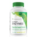 Youngevity Ultimate Enzymes® - Multi Enzymes pour la digestion, le gaz et le dégel - Bétaïne HCl, Bile à Ox, Pancréatine 10X, Papaine 6M, Pepsin 1:3000 (120 Capsules)