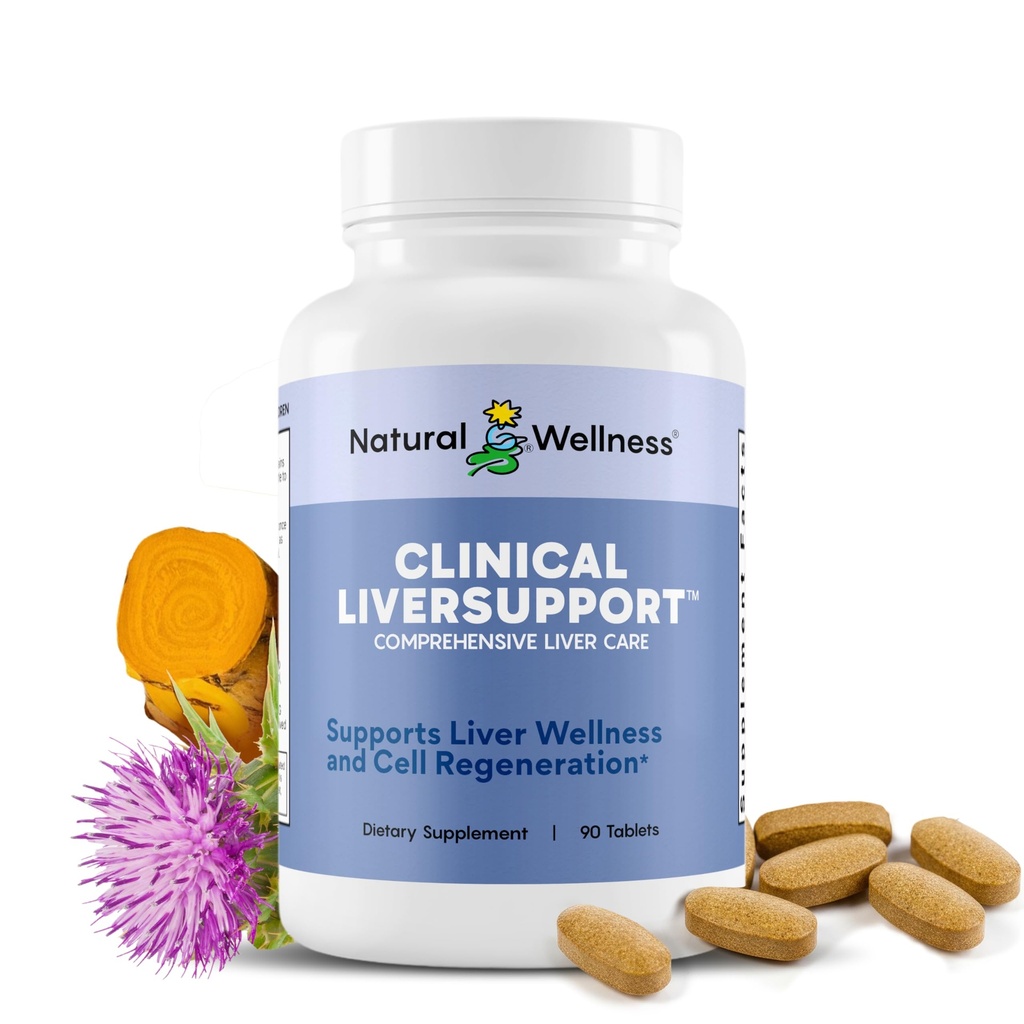 Soutien clinique du foie pour le bien-être naturel – Thistle de lait et mélange de Curcumine pour la désintoxication, la réparation et la fonction saine du foie – 12 ingrédients puissants, absorption maximale