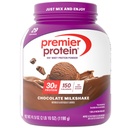 Premier Proteïne Poeder, Chocolade Milkshake, 30g Proteïne, 1g Suiker, Geen Soja, Glutenvrij, 41.9oz (29 porties)