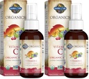 Garden of Life Organics Vitamin C Spray for Kids and Adults - Cherry Tangerine,Vitamin C Supplement,Antioxidant for Immune Support and Skin Health,2 fl oz Liquid Drops,(Pack of 2)