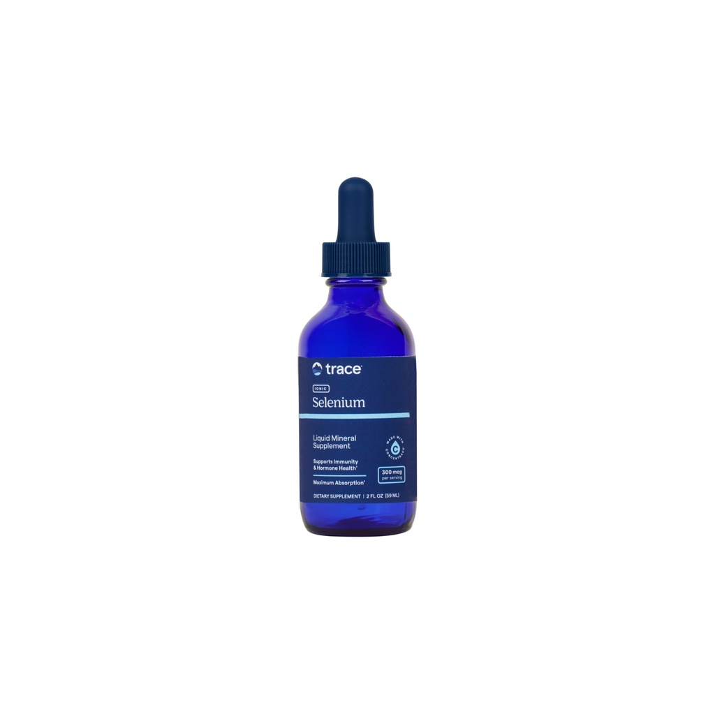Trace Minerals Liquid Ionic Selenium - High-Absorptie Selenium Supplement for Daily Immune Support - Hormone & Antioxidant Support - Gluten-Free - Vegan - Non-GMO - 2 fl oz (48 Servings, 1 Pack)