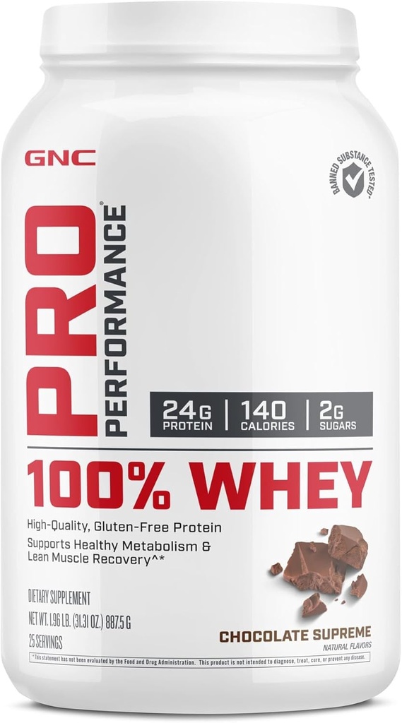 GNC Pro Performance 100% Wei - Chocolade Supreme (25 Servers)