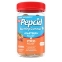 Pepcid Verzachtende Antacidum Gummies, Heartburn Relief + Stress Relief voor Occasional Heartburn, Upset Maag en Acid Indigestie, met Lemon Balm Extract, Tricalcium Fosfaat, Peach-Raspberry, 32 ct